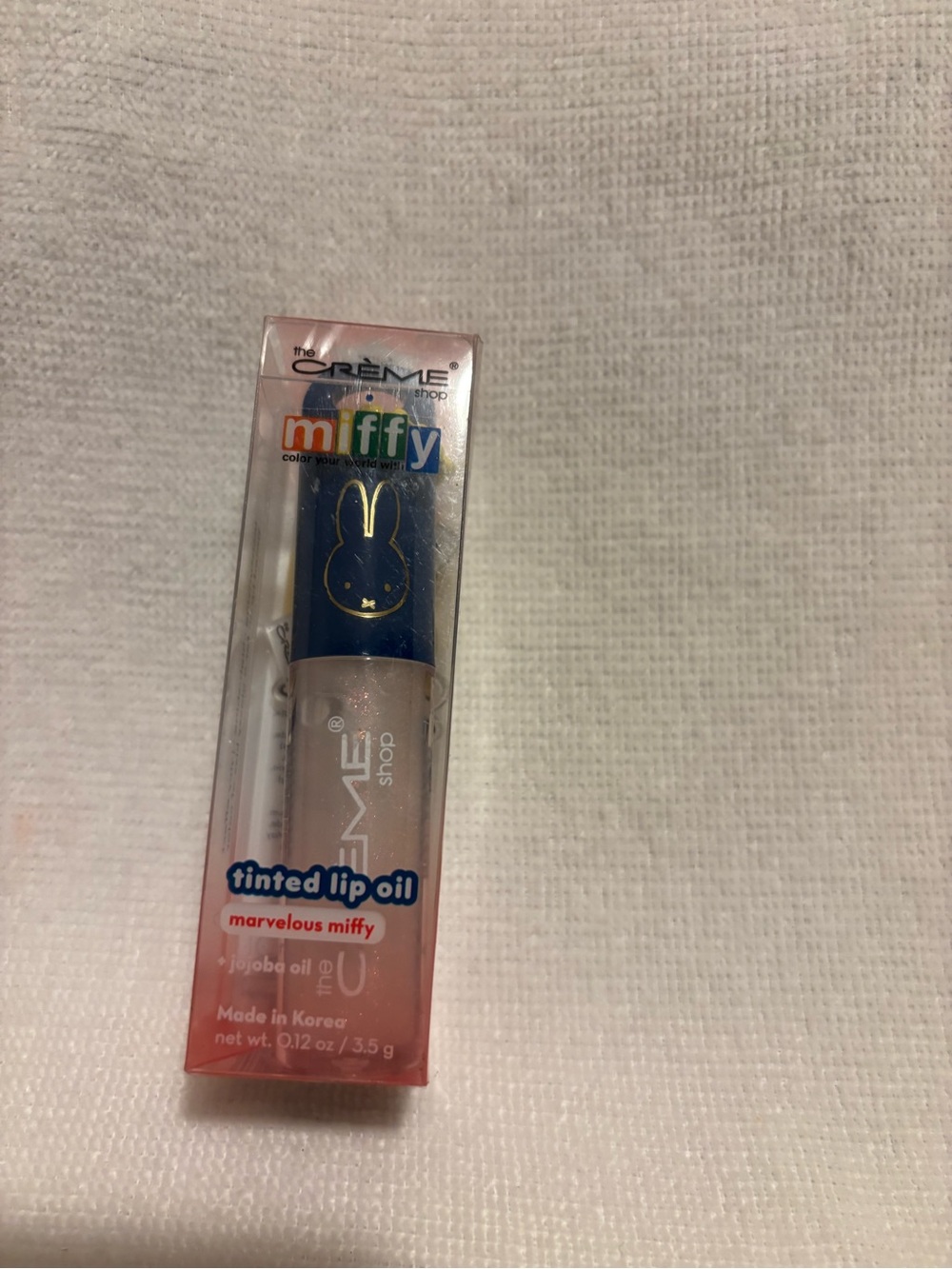 New the crème shop miffy tinted lip oil . Marvelous miffy